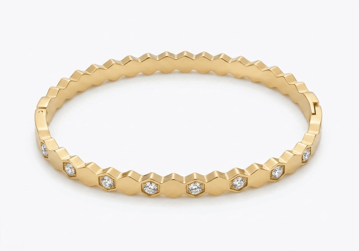 The Honeycomb Crystal Bracelet 