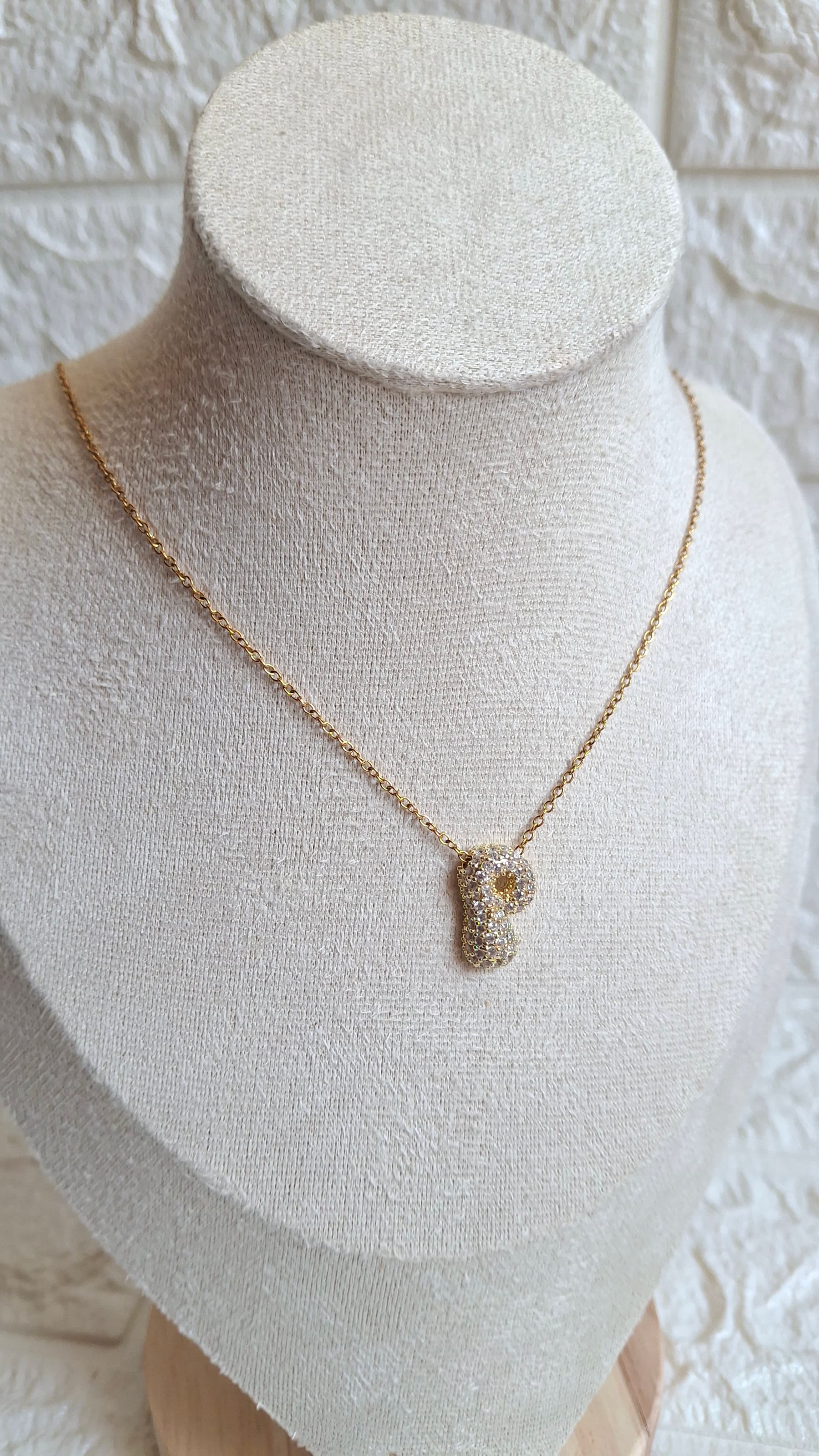 Crystal Alphabet Necklace