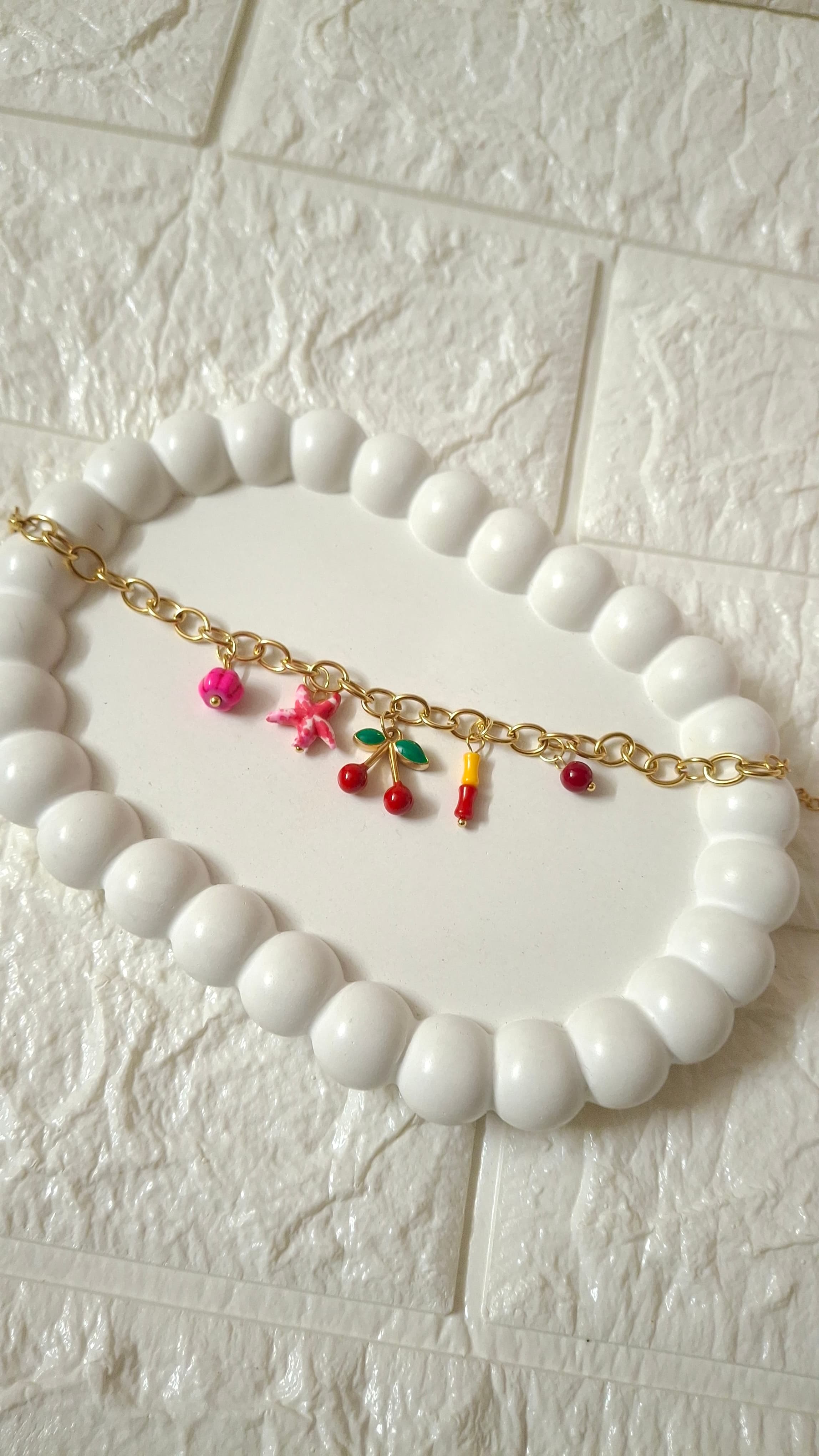 Cherry Charm Bracelet