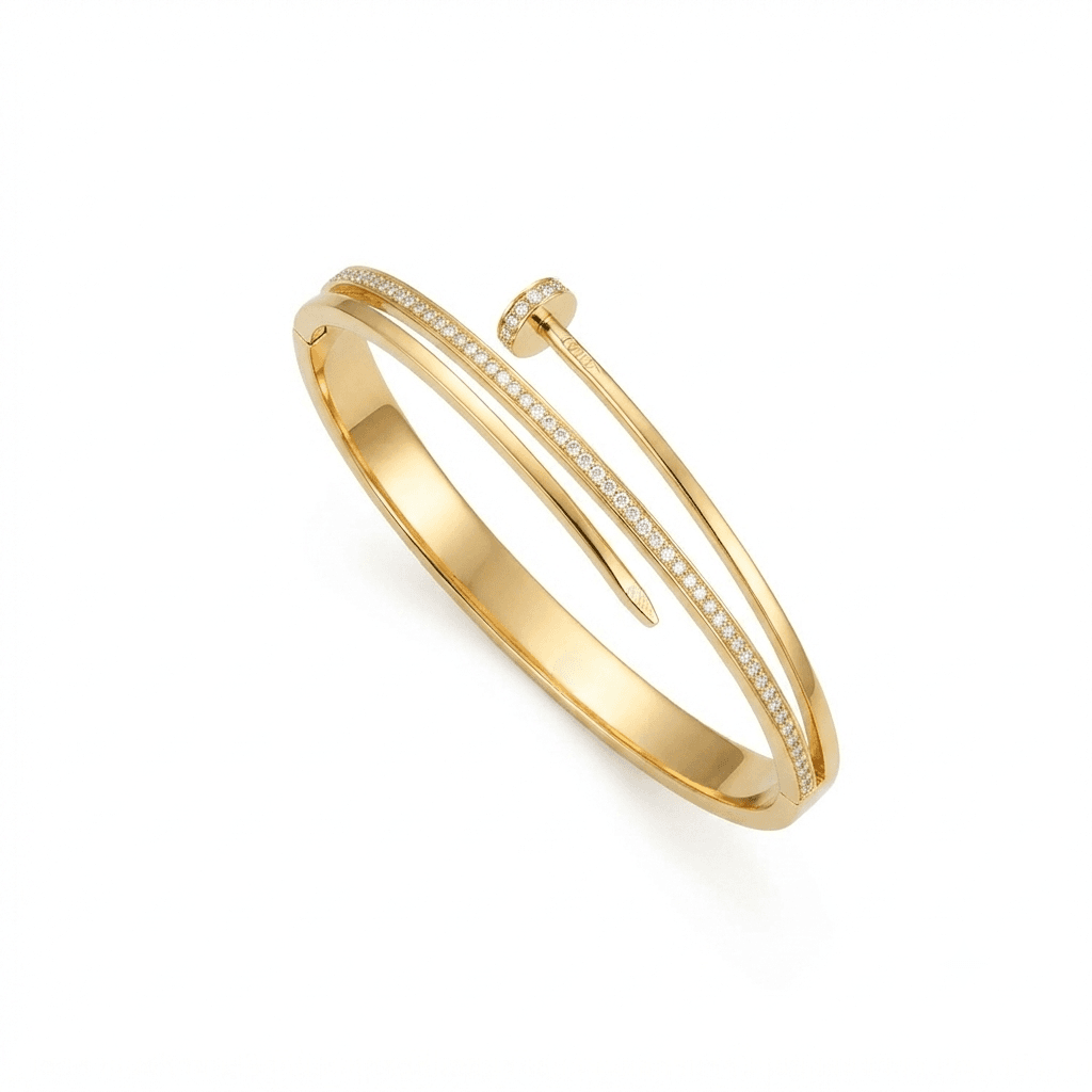 The Pavé Nail stone Baby Size Bracelet 